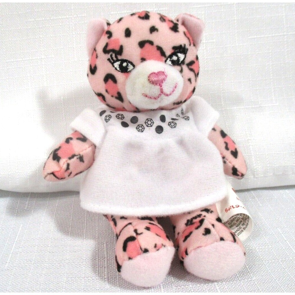 Build A Bear Pawfect Pink Leopard McDonalds Promotional Kids Meal Toy 2009